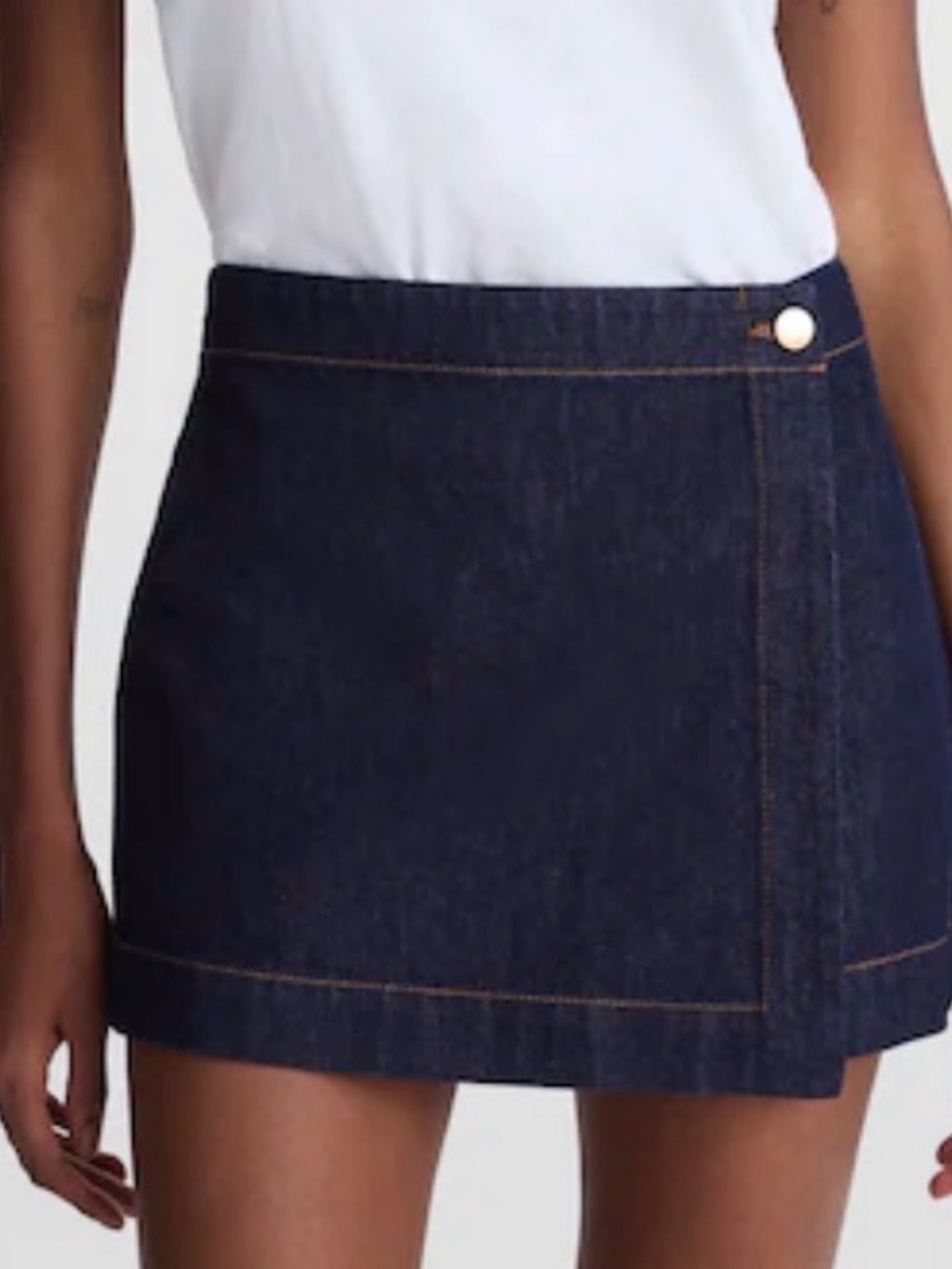 Madewell Dark Indigo Denim Mini Skort